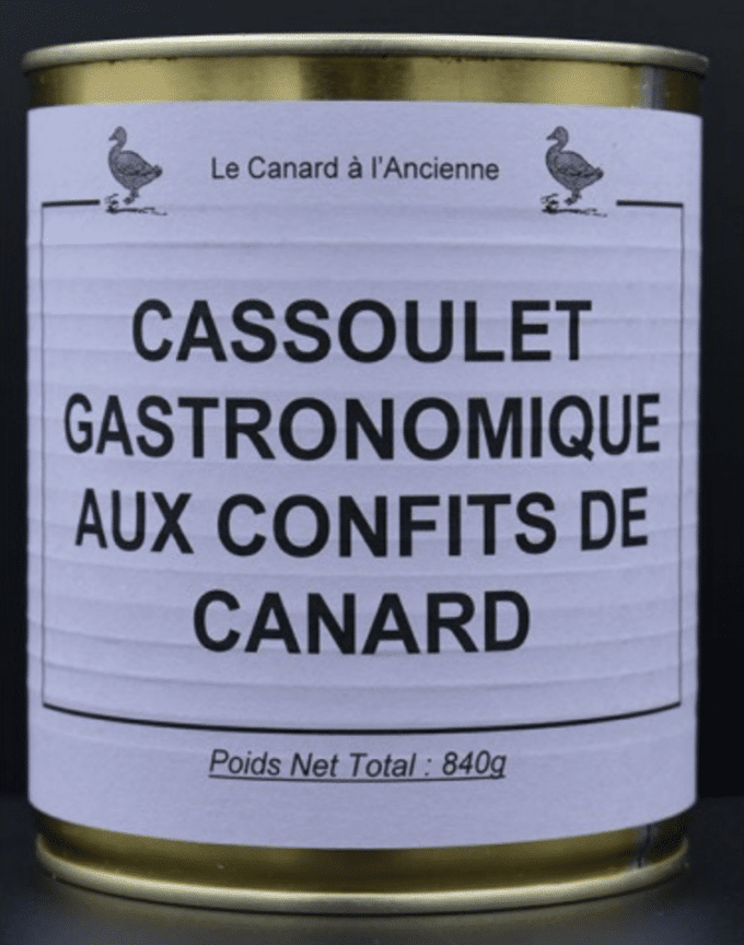 Cassoulet Gastronomique aux confits de Canard 840G 1 cassoulet gastronomique