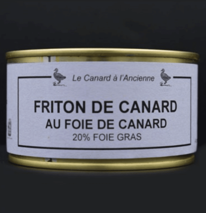 Friton de Canard au Foie Gras (20%) 190G 1 friton de canard au foie gras