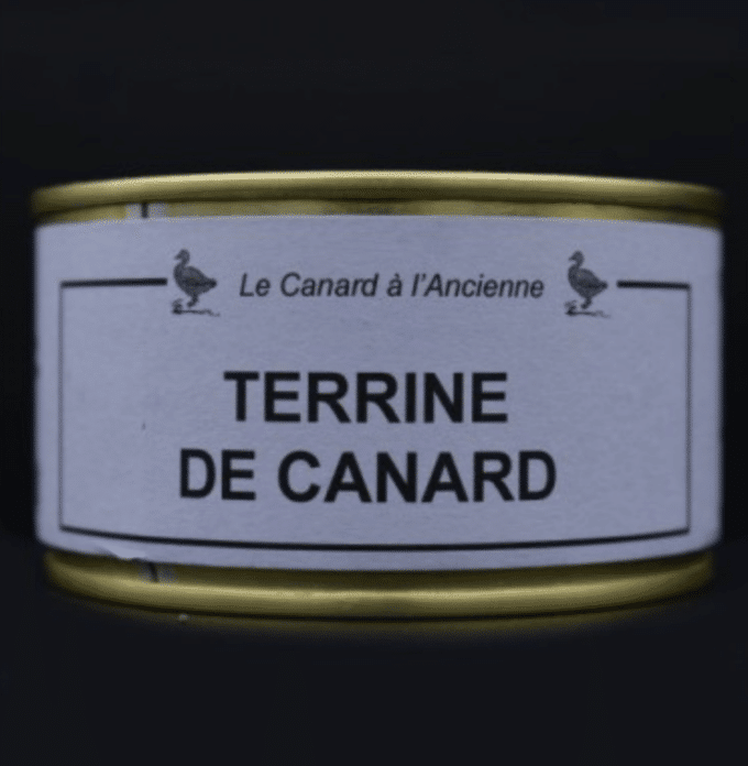 Terrine de Canard au Foie Gras (25%) 190G 1 Terrine de canard au foie gras