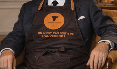 Tablier Cantalou "On n'est pas sorti de l'Auvergne !"
