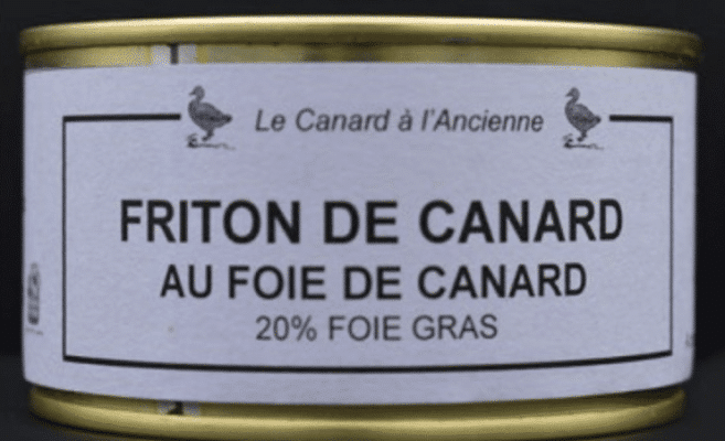 Fritons de Canard au Foie Gras 190G - Ferme de Larcher