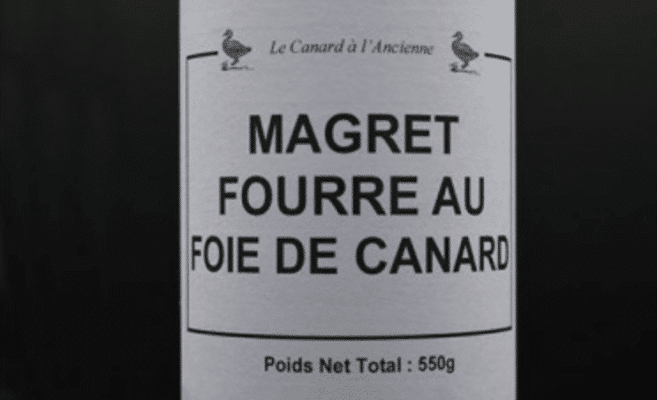 Magret de Canard Fourré au Foie Gras (27%) 550G